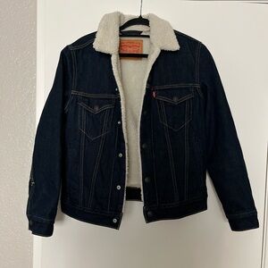 Levi’s denim and Sherpa jacket